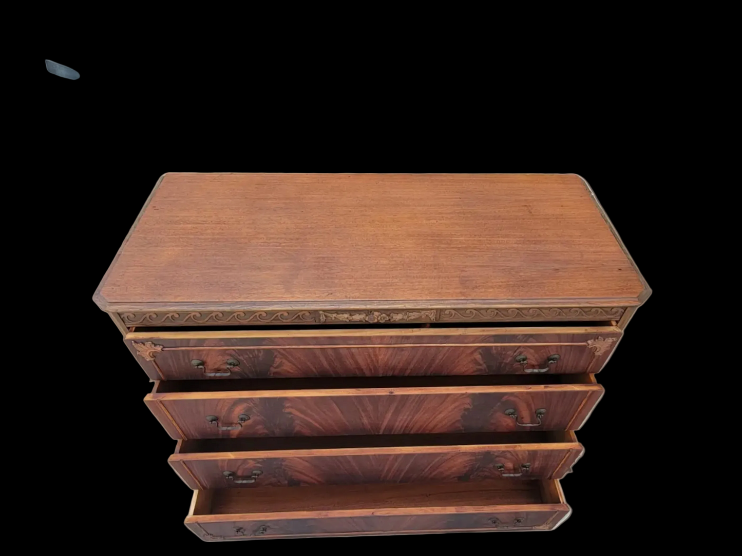 Antique Burl Wood Dresser Antique Burl Wood Chest
