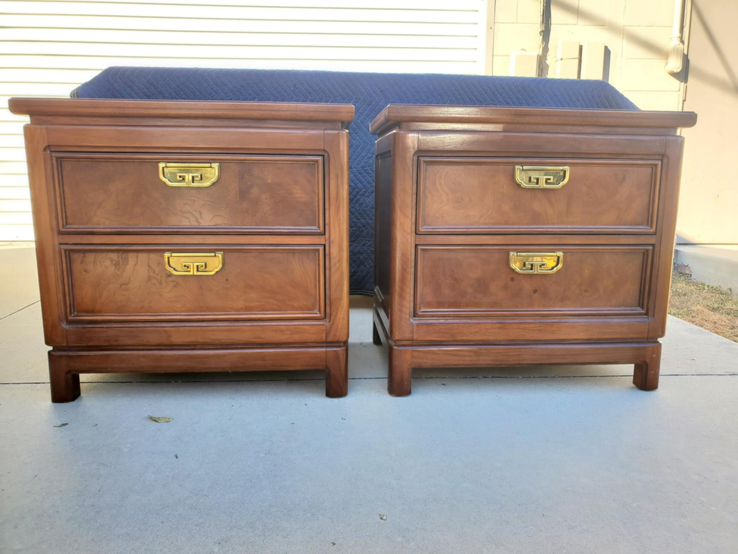SOLD**SOLD**Chinoiserie Thomasville Vintage Nightstands