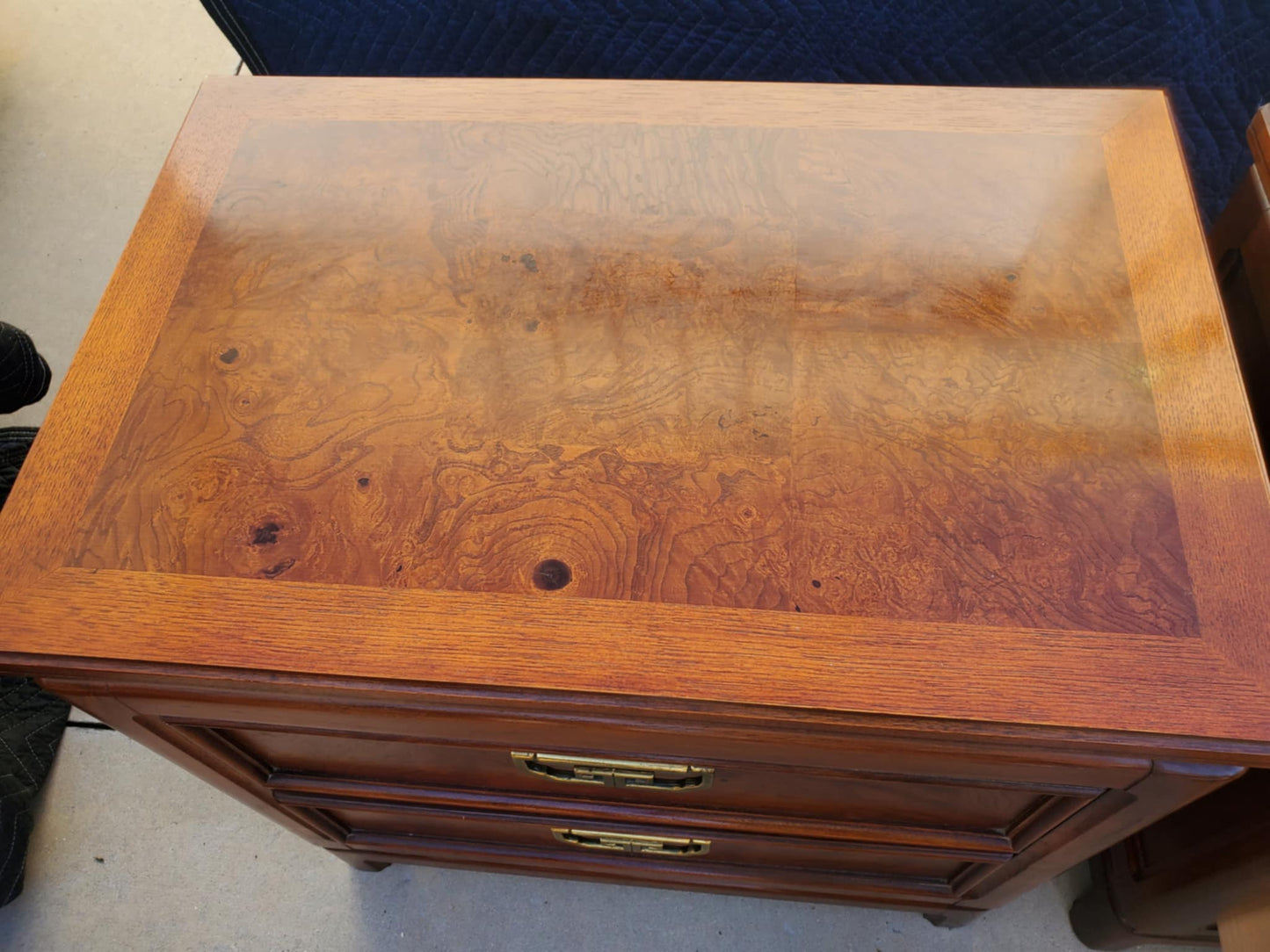 SOLD**SOLD**Chinoiserie Thomasville Vintage Nightstands