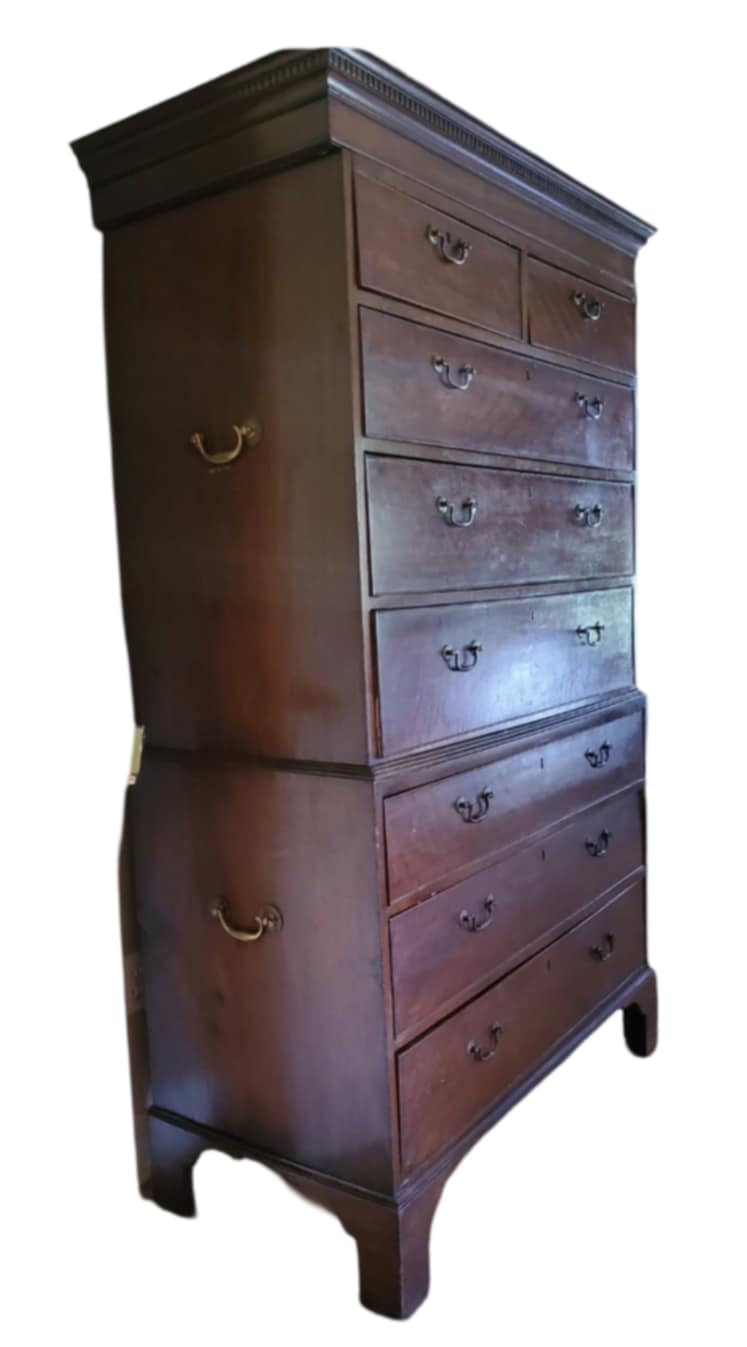 Antique 18th Century Georgain Style Tallboy Chest