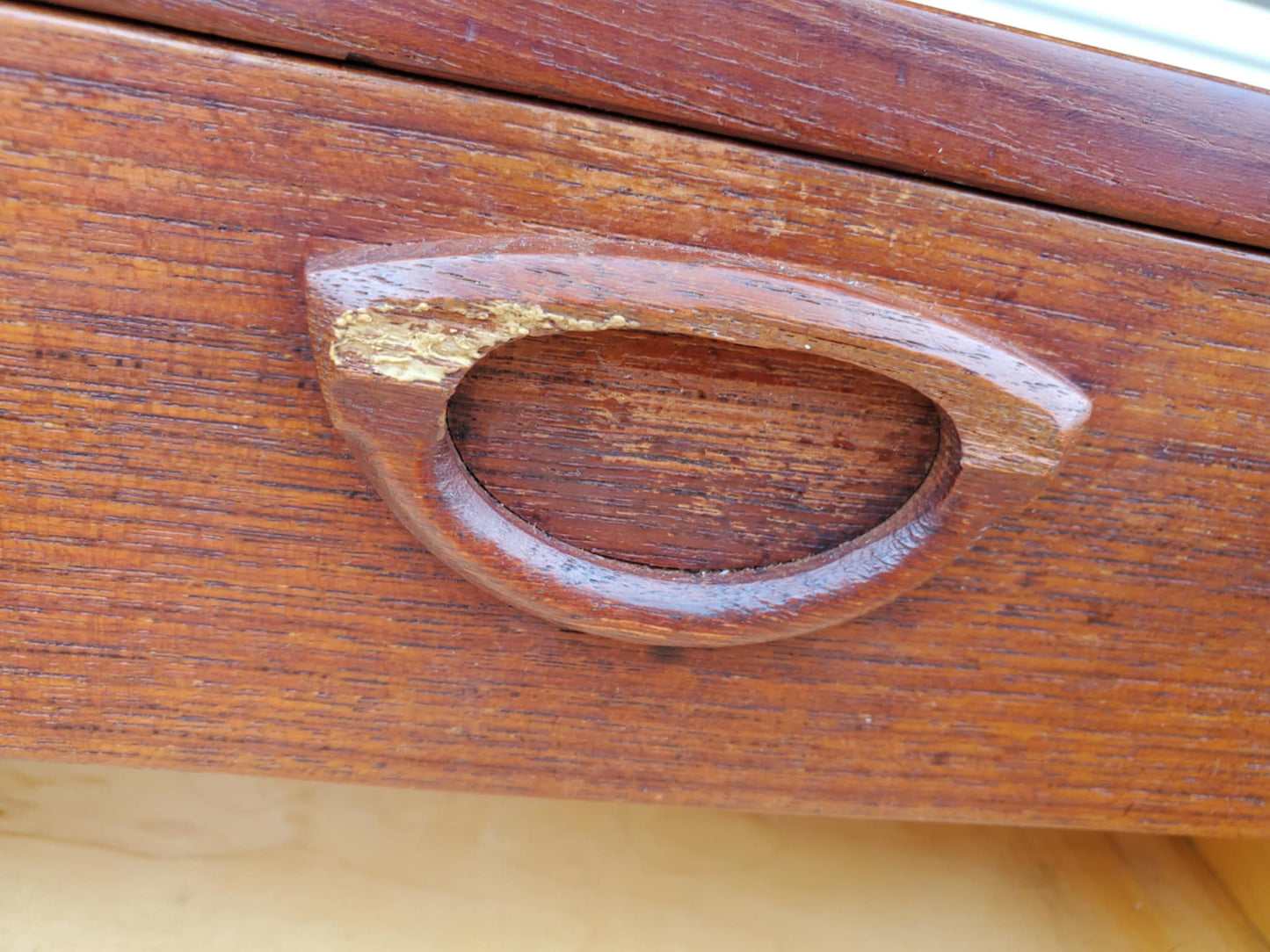 Kai Kristiansen Style Mid-Century Desk/ Danish Style Floating Desk