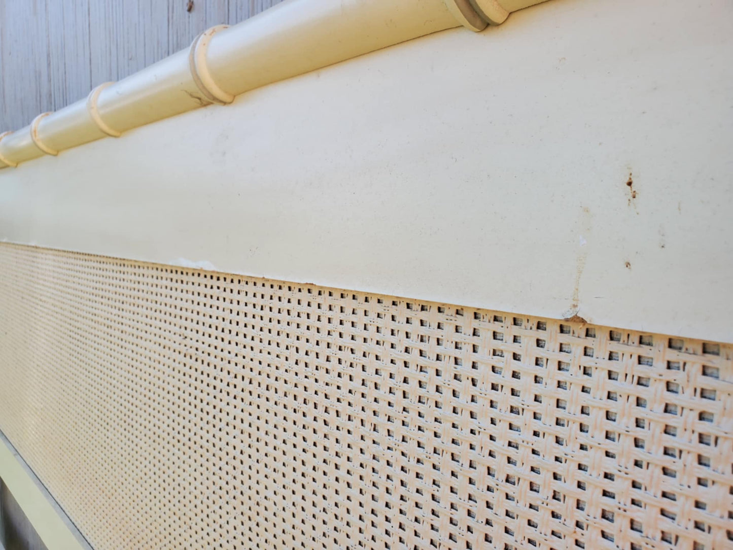 Faux Bamboo Queen Headboard Vintage