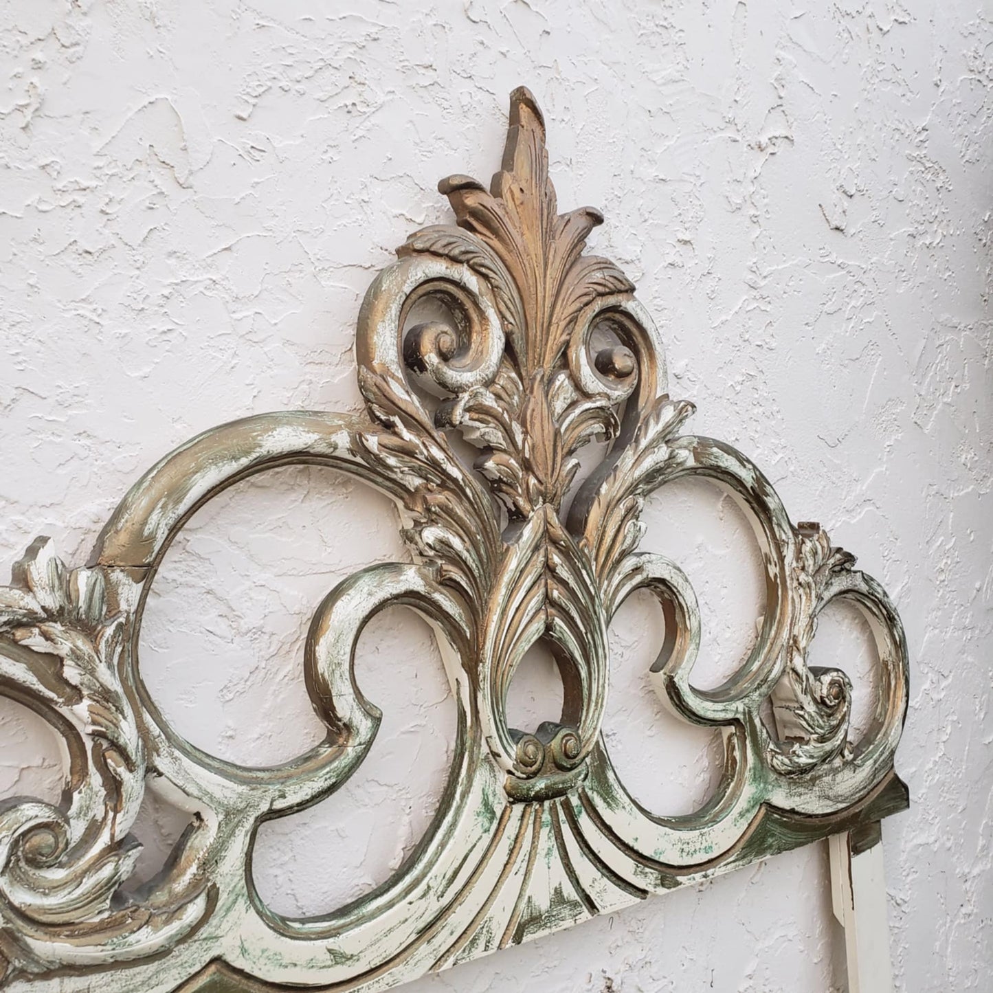 Rococo Style Headboard/ Hollywood Regency Style Queen Headboard