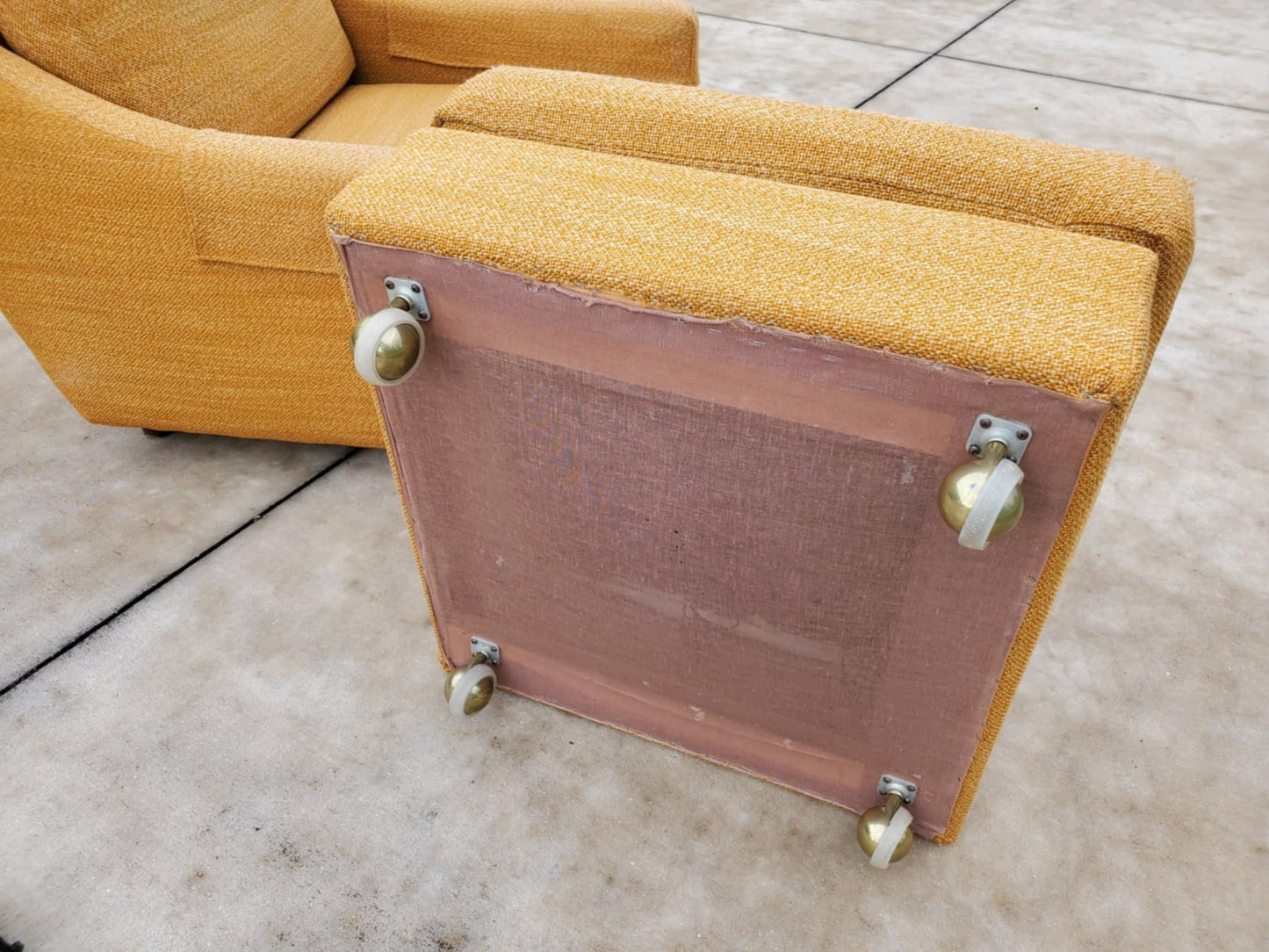 Avanti Vintage Chair and Ottoman