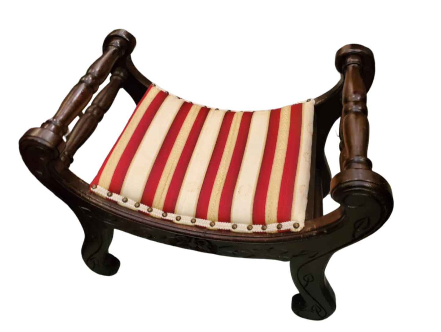 Antique Mahogany Dressing Stool