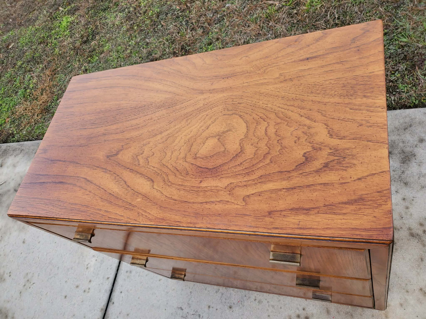 Drexel Tree Drawer Dresser - Vintage Mid-Century Modern Dresser