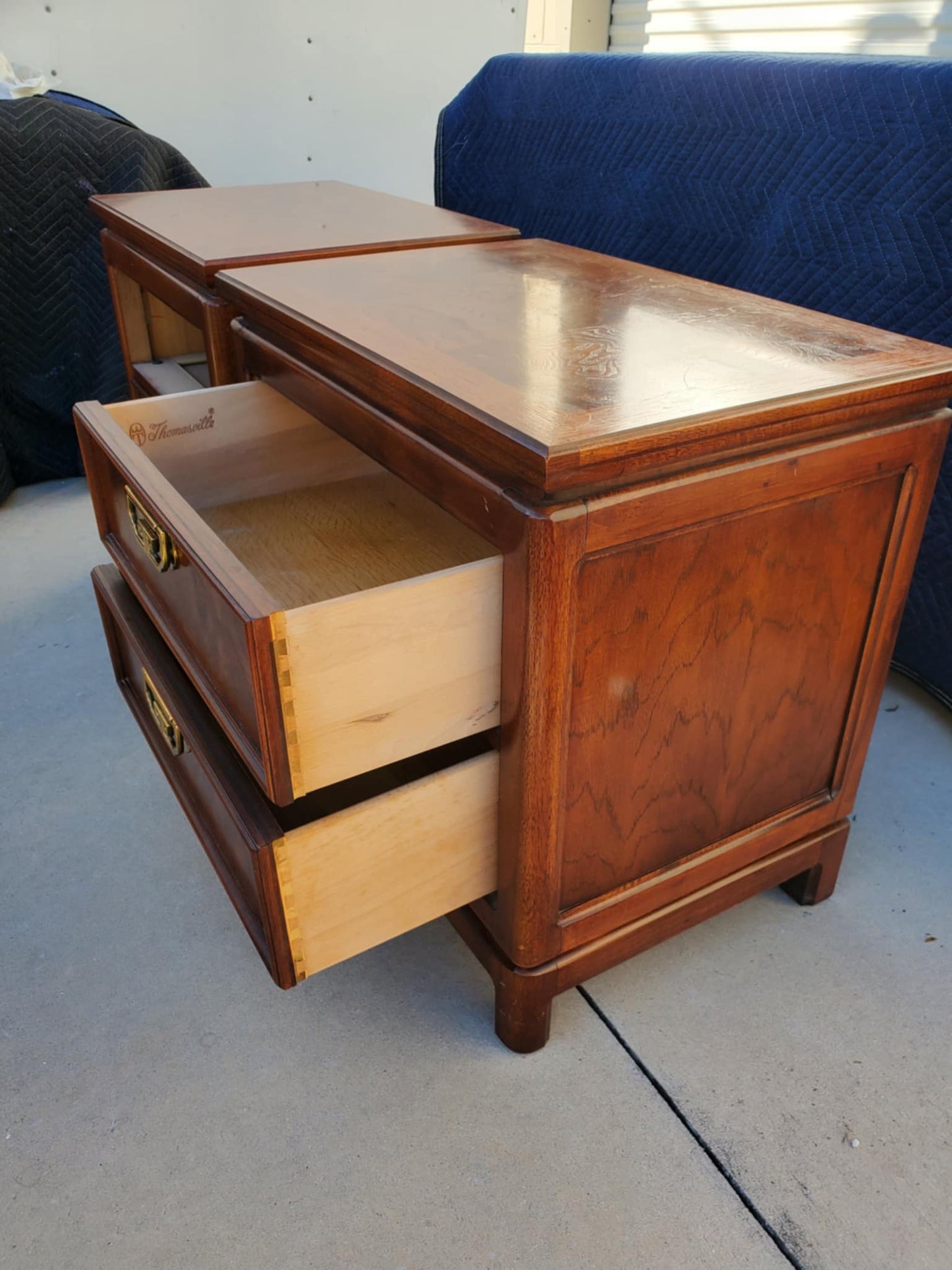 SOLD**SOLD**Chinoiserie Thomasville Vintage Nightstands