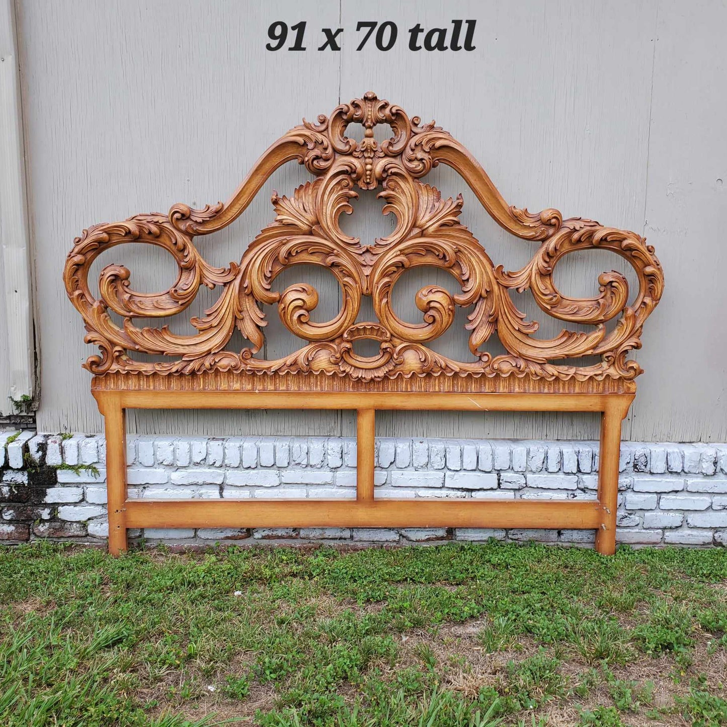 Rococo Style King Headboard**SOLD**SOLD**