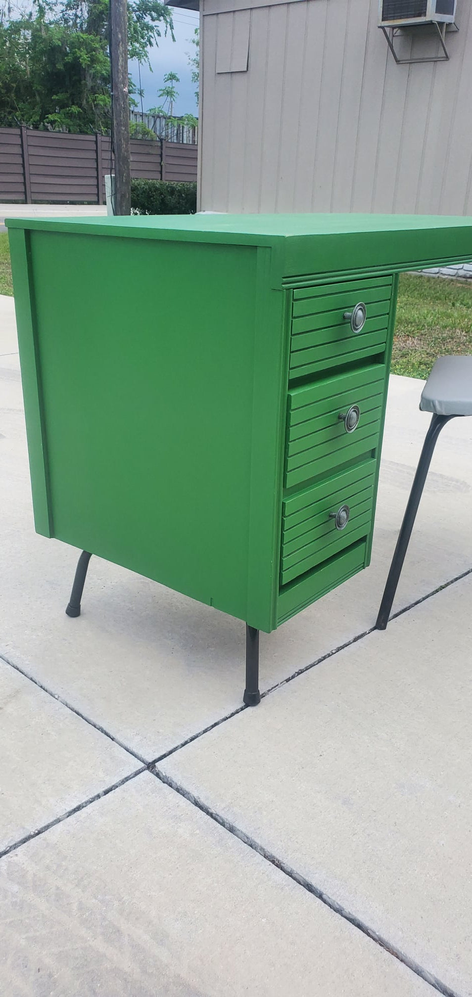 Mid-Century Childs Desk/ Refinished Kid Desk