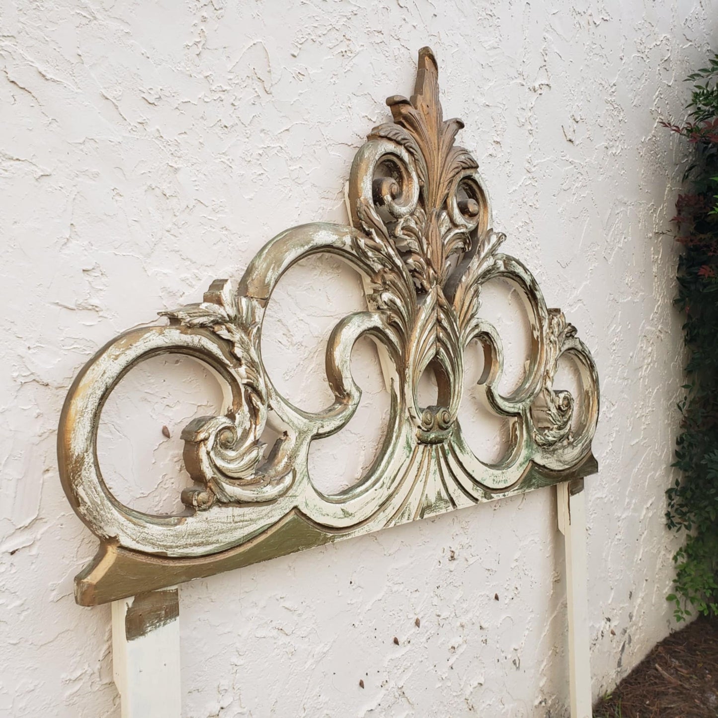 Rococo Style Headboard/ Hollywood Regency Style Queen Headboard