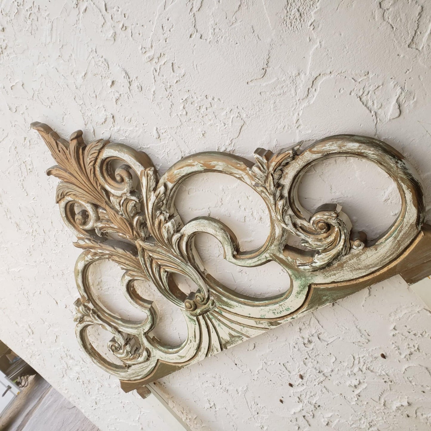 Rococo Style Headboard/ Hollywood Regency Style Queen Headboard