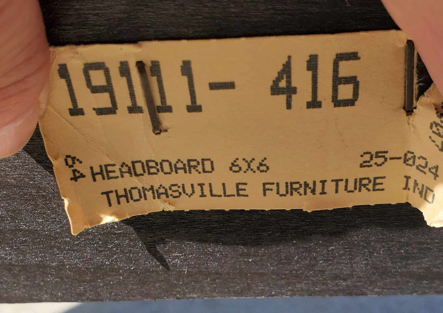 Thomasville Two-Toned King Headboard