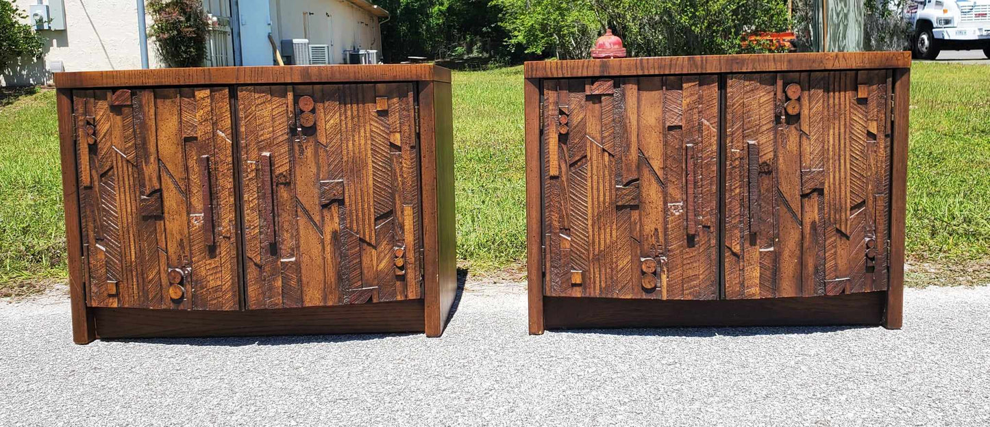 Brutalist Nightstands *SOLD*