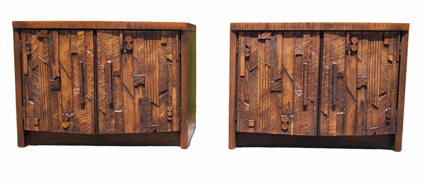Brutalist Nightstands *SOLD*
