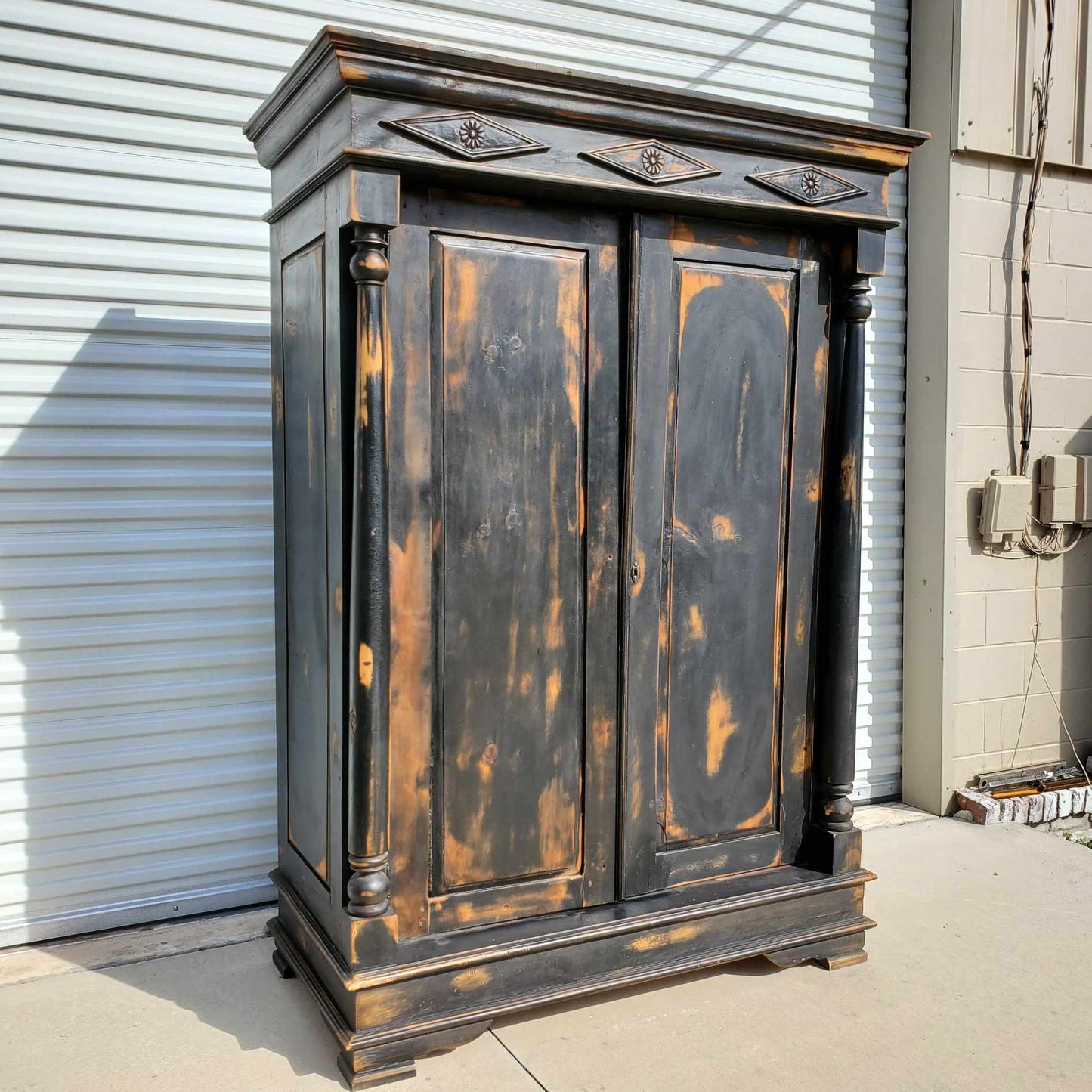 SOLD**SOLD**American Antique Wardrobe (Early American)
