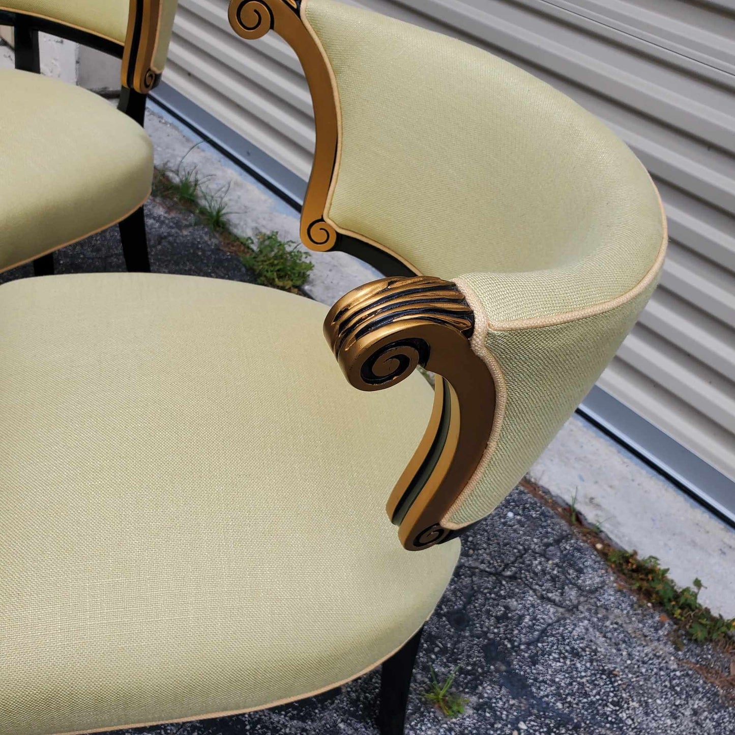 English Regency Style Chairs/Curve Back Chairs