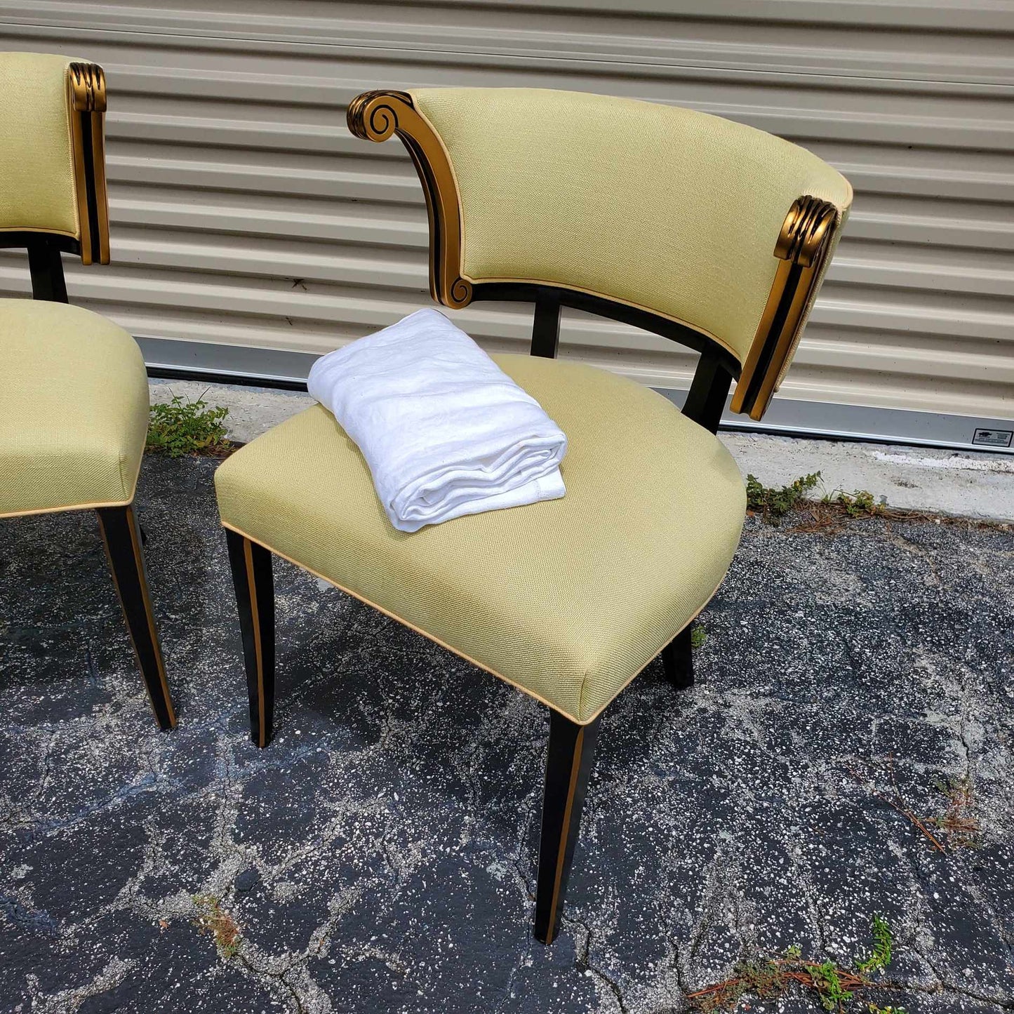 English Regency Style Chairs/Curve Back Chairs