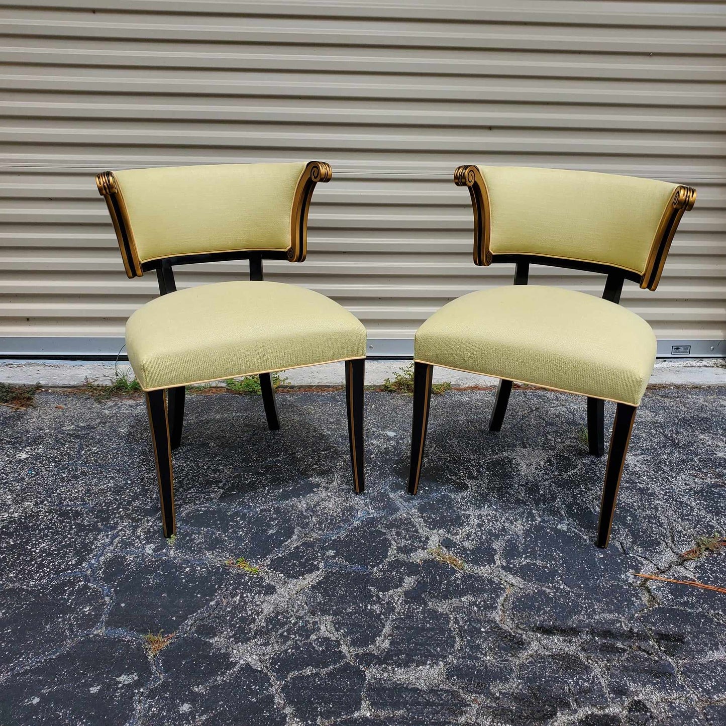 English Regency Style Chairs/Curve Back Chairs