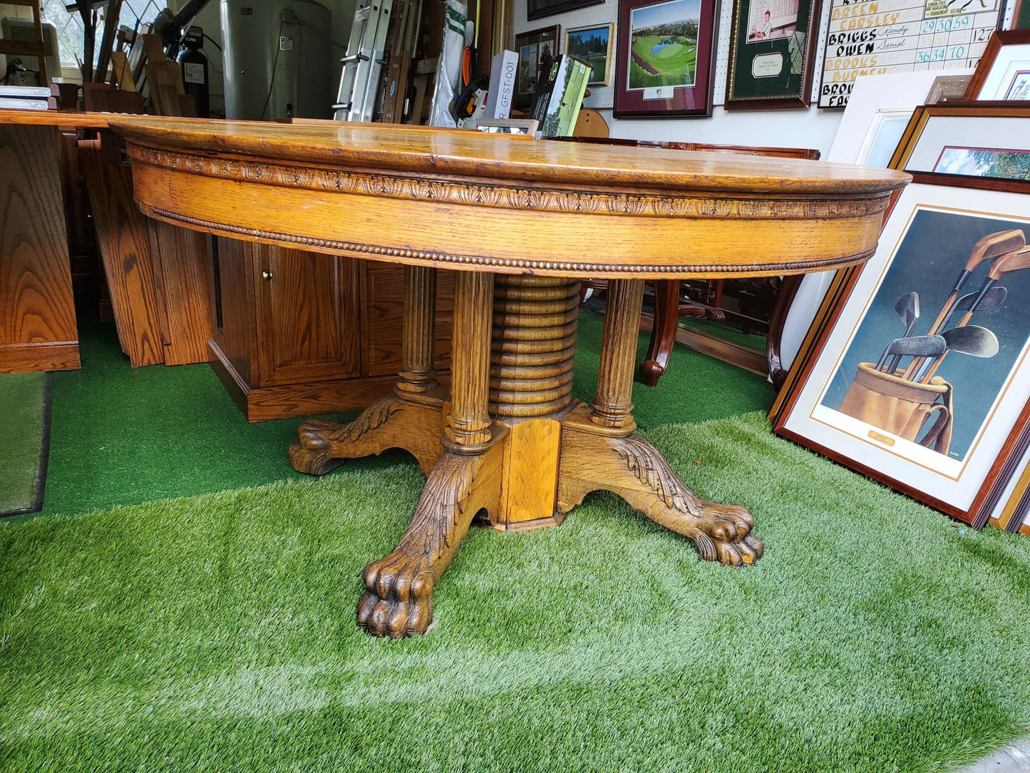 Antique Claw Foot Table