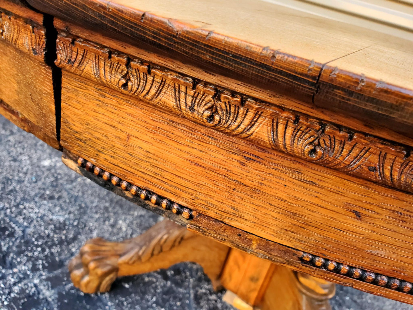 Antique Claw Foot Table
