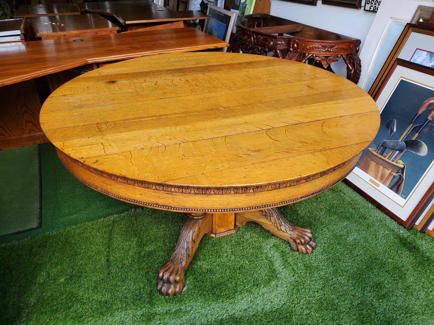 Antique Claw Foot Table