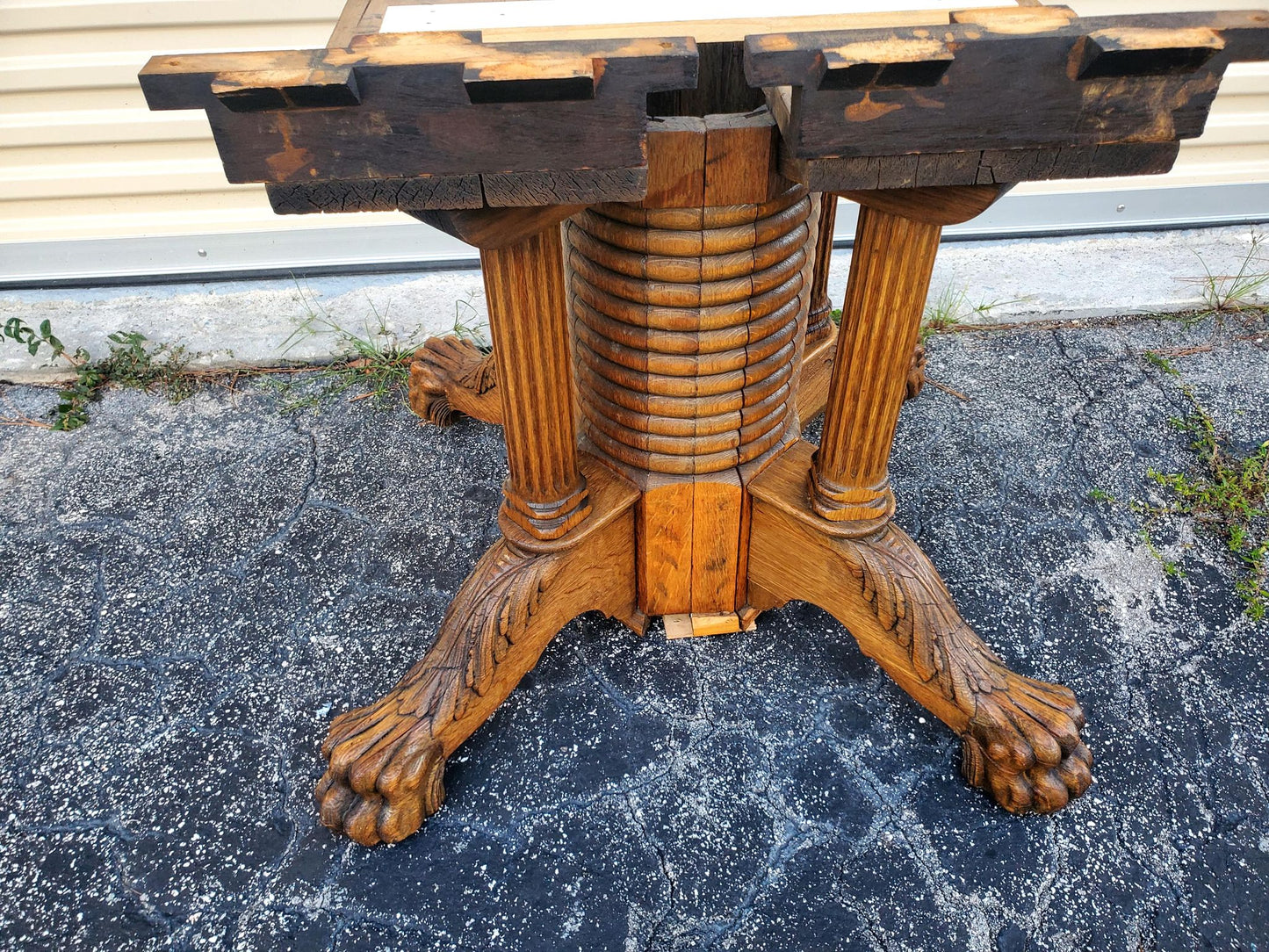 Antique Claw Foot Table