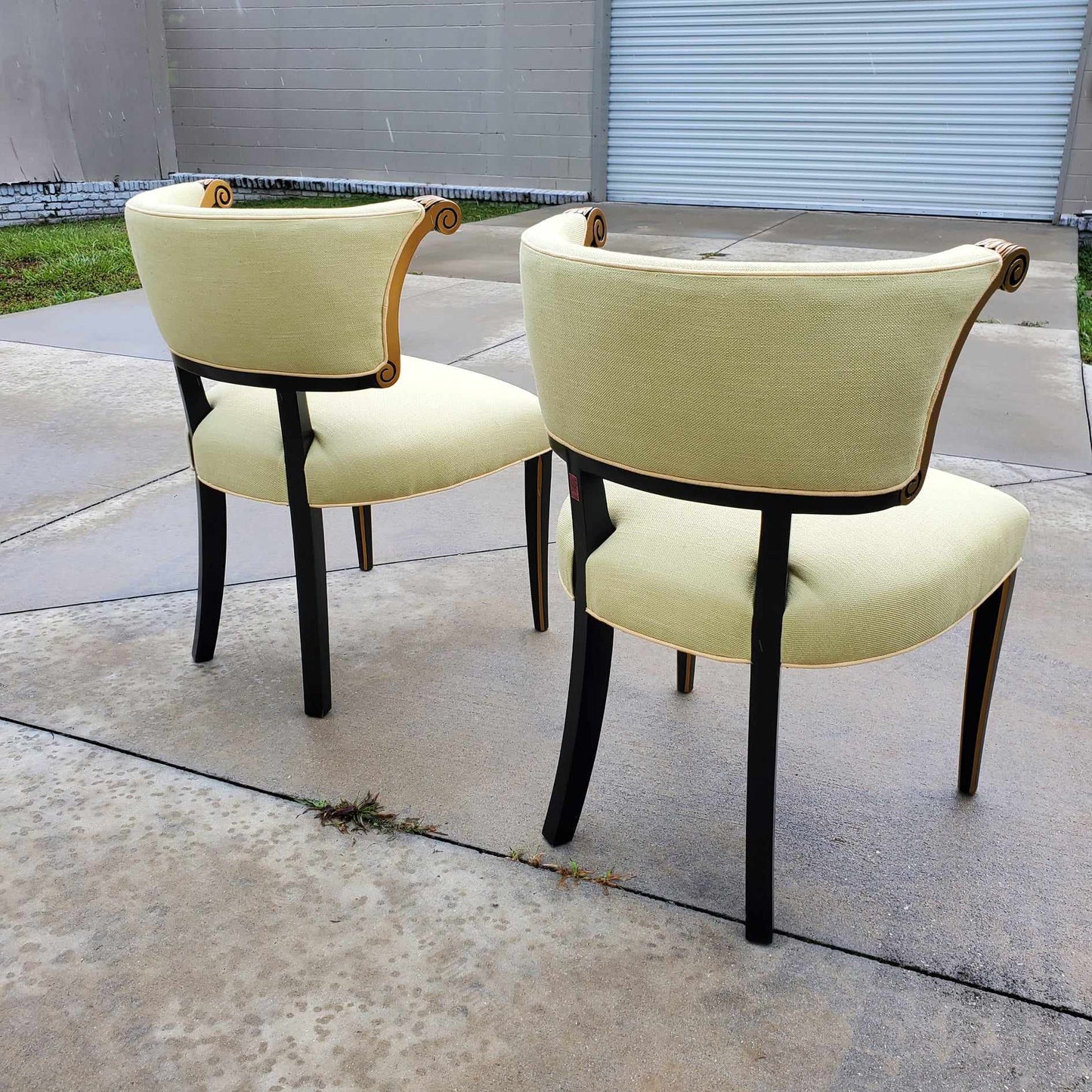 English Regency Style Chairs/Curve Back Chairs