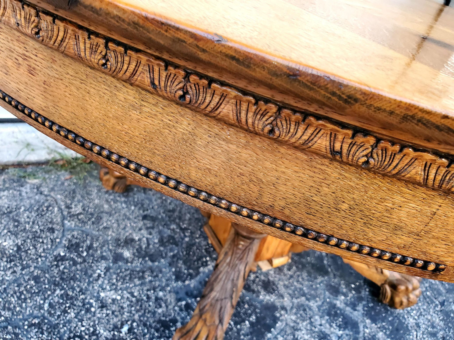 Antique Claw Foot Table