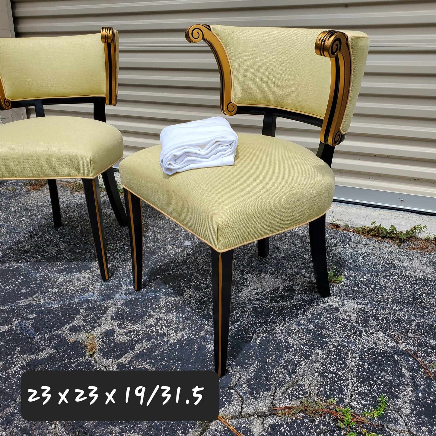 English Regency Style Chairs/Curve Back Chairs