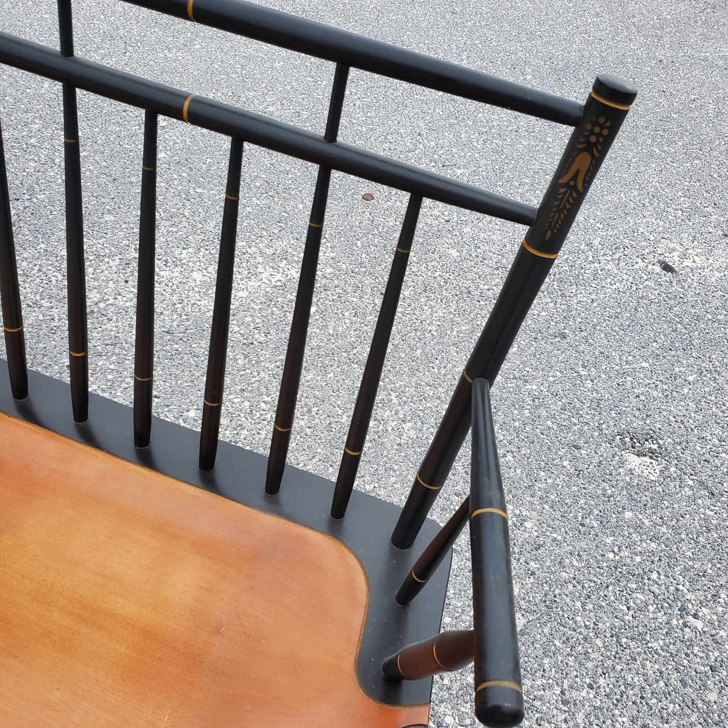 Hitchcock Birdcage Style Deacons Bench **SOLD**