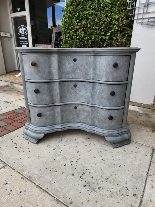 SOLD**SOLD**Refinished Dresser w/Curved Front