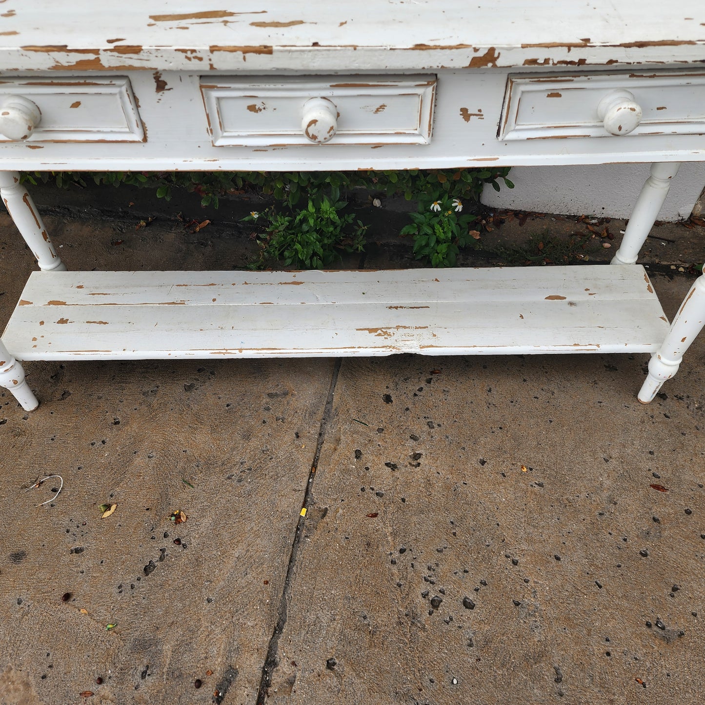 Sofa Console Table [Distressed]