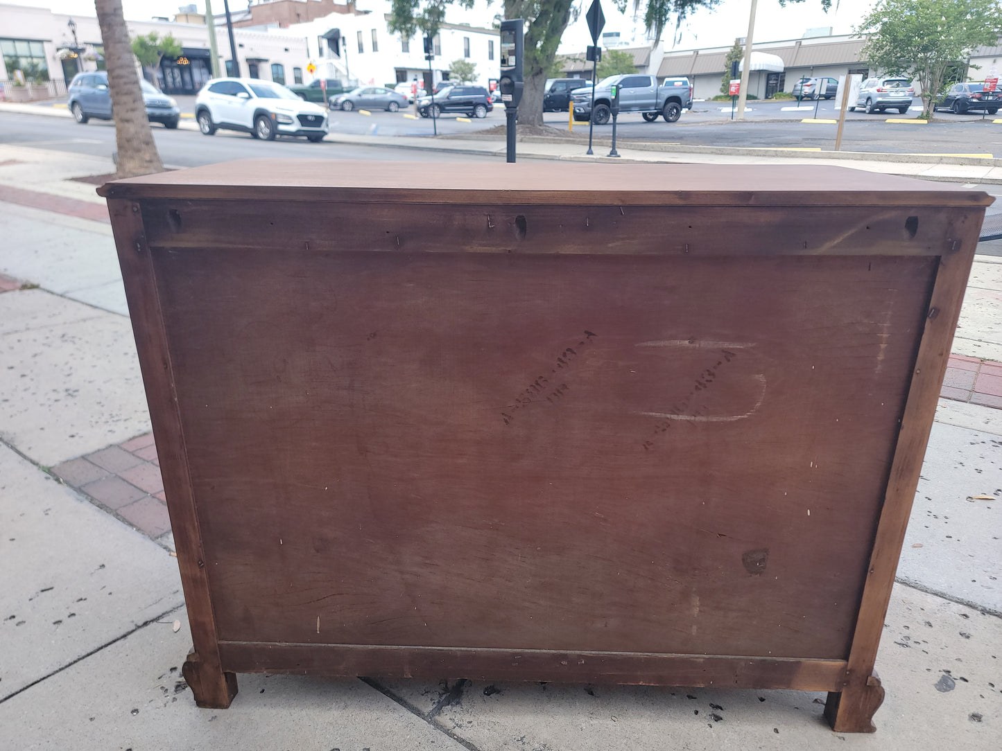 Antique Burl Wood Dresser  Antique Burl Wood Chest