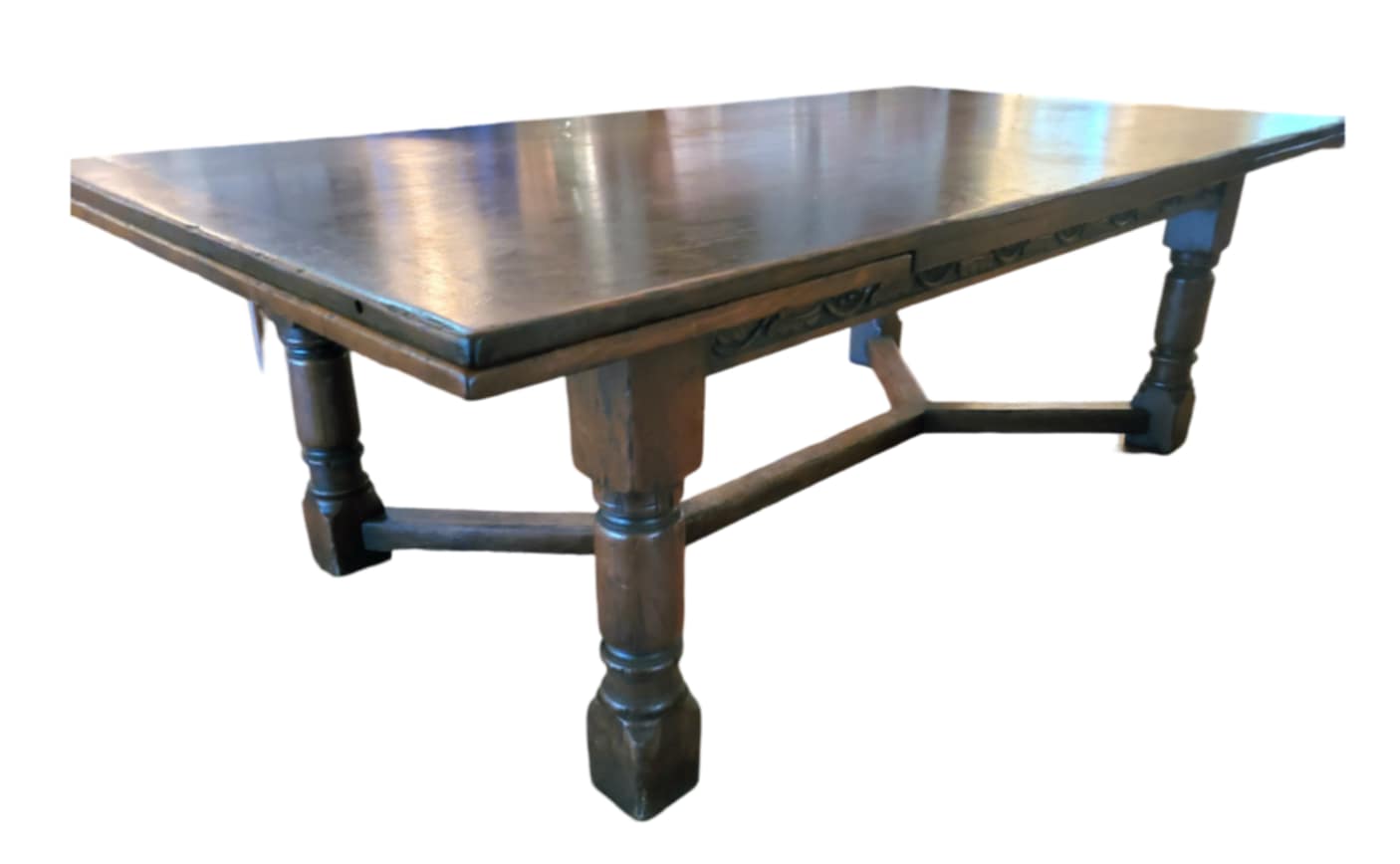 SOLD**SOLD**17th Century French Walnut Table/ Antique Refectory Table/ Extending Dining Table