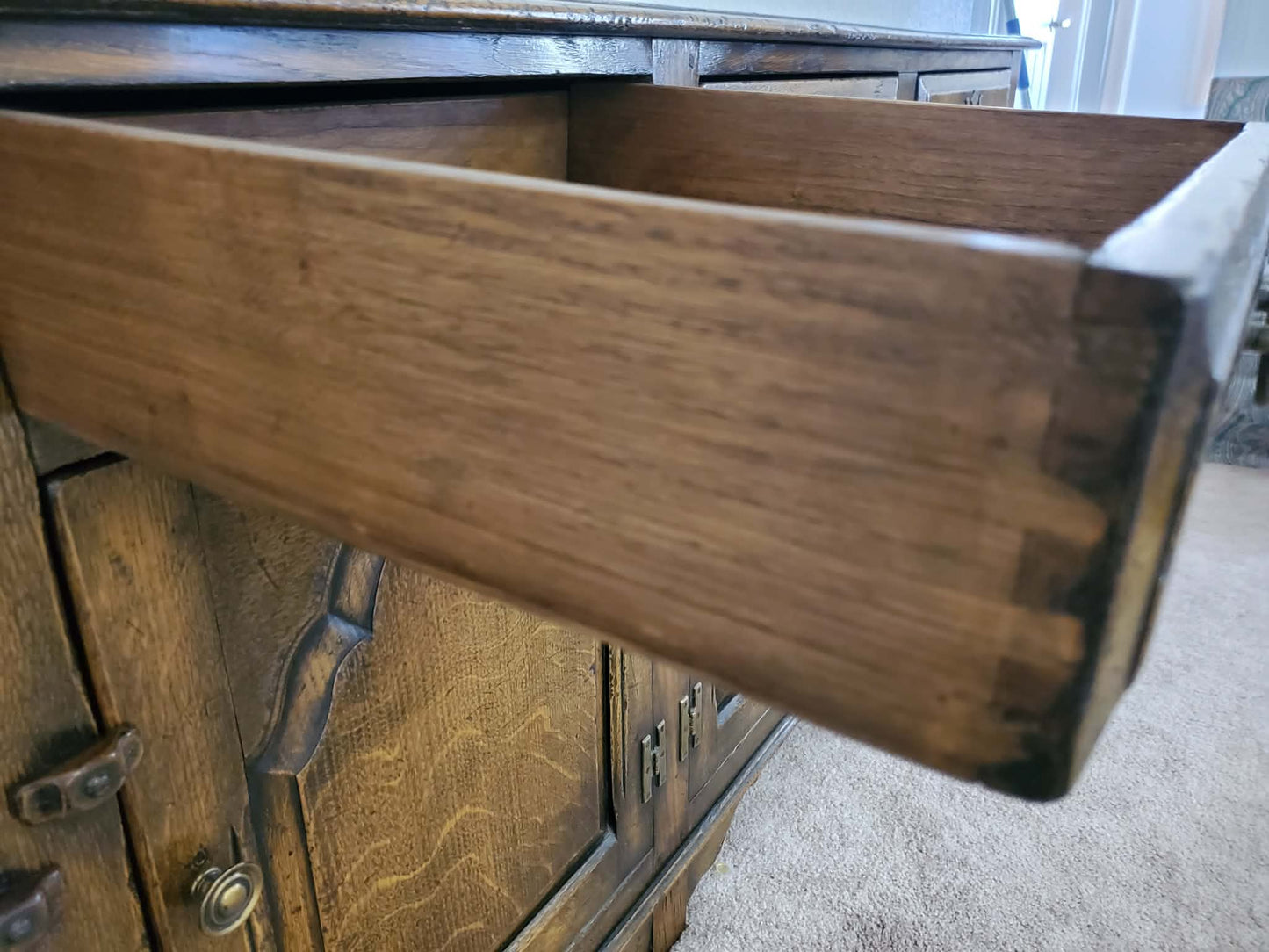 Vintage Early American Sideboard or Buffet