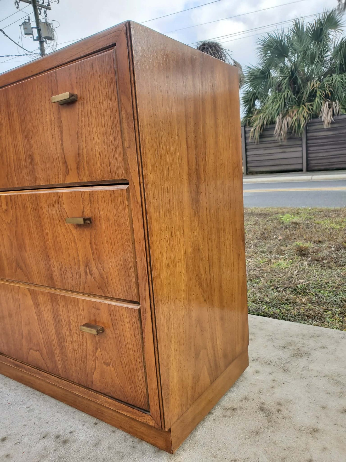 Drexel Tree Drawer Dresser - Vintage Mid-Century Modern Dresser