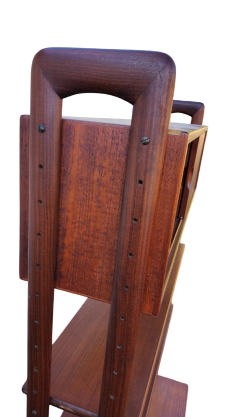 Teak Wood Mid-Century Bookshelf/ Kurt Østervig Teak Bookshelf