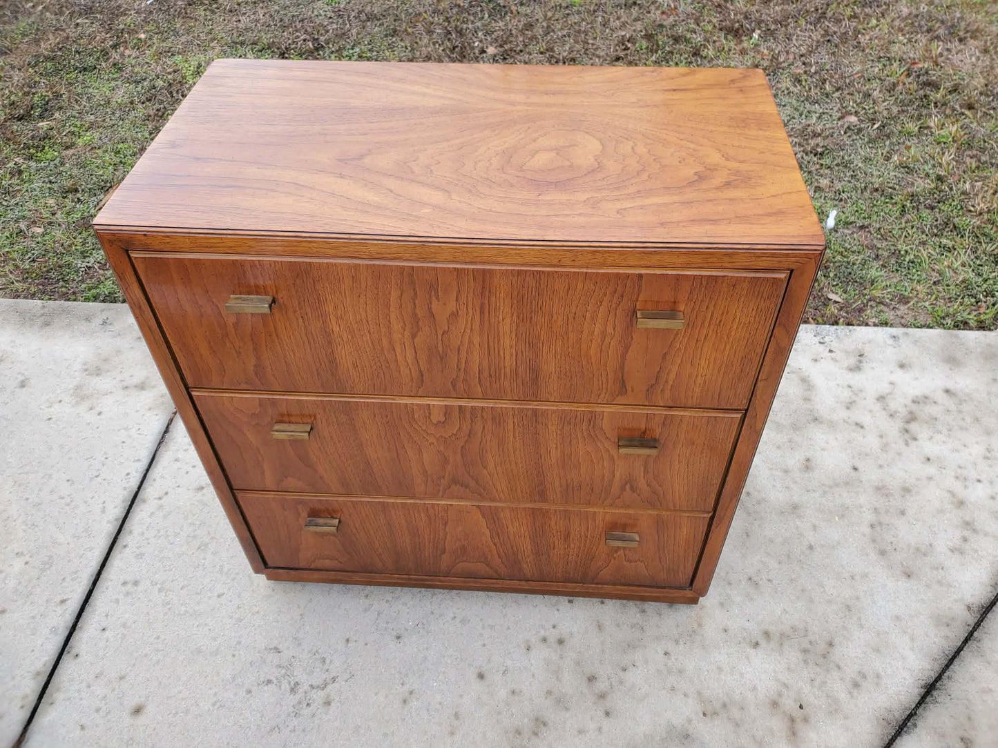 Drexel Tree Drawer Dresser - Vintage Mid-Century Modern Dresser