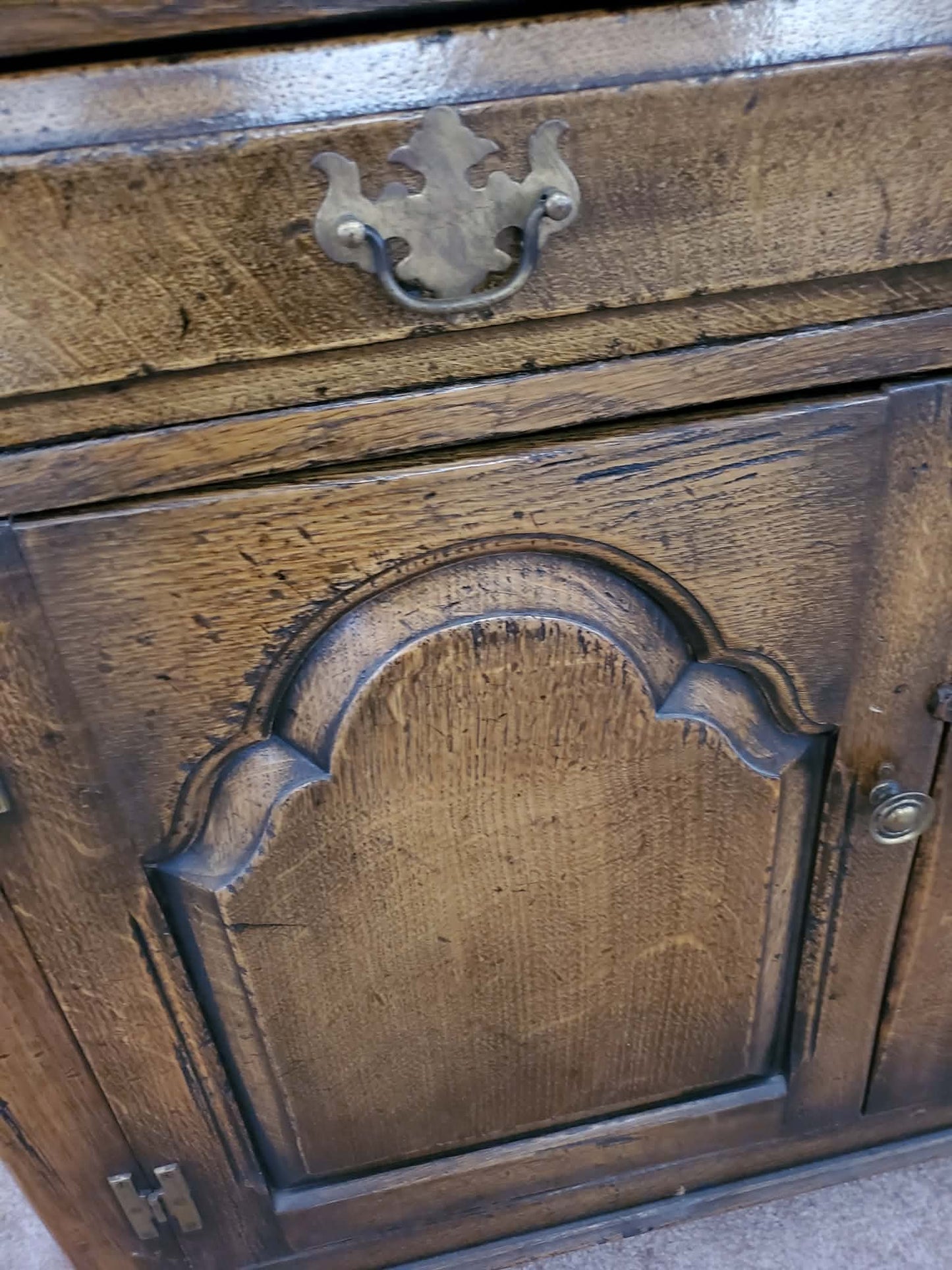 Vintage Early American Sideboard or Buffet