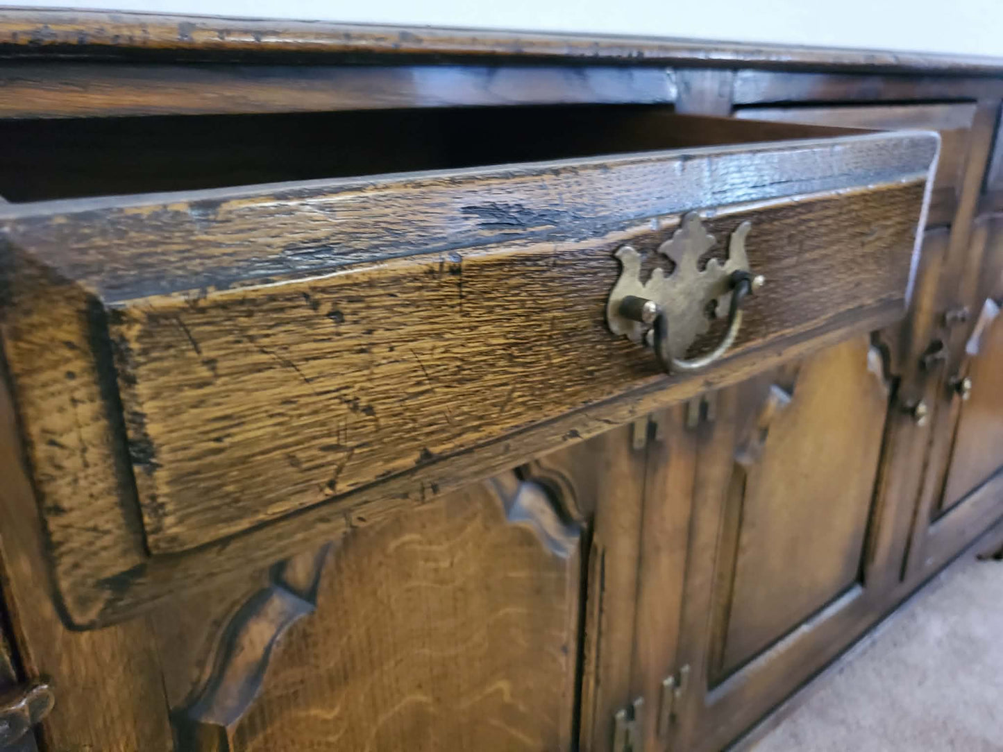 Vintage Early American Sideboard or Buffet