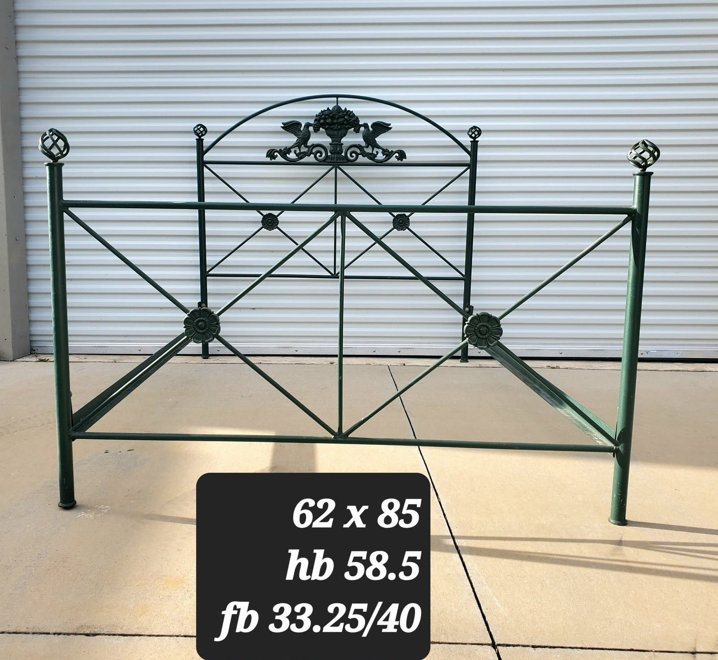 Queen Wrought Iron Bed