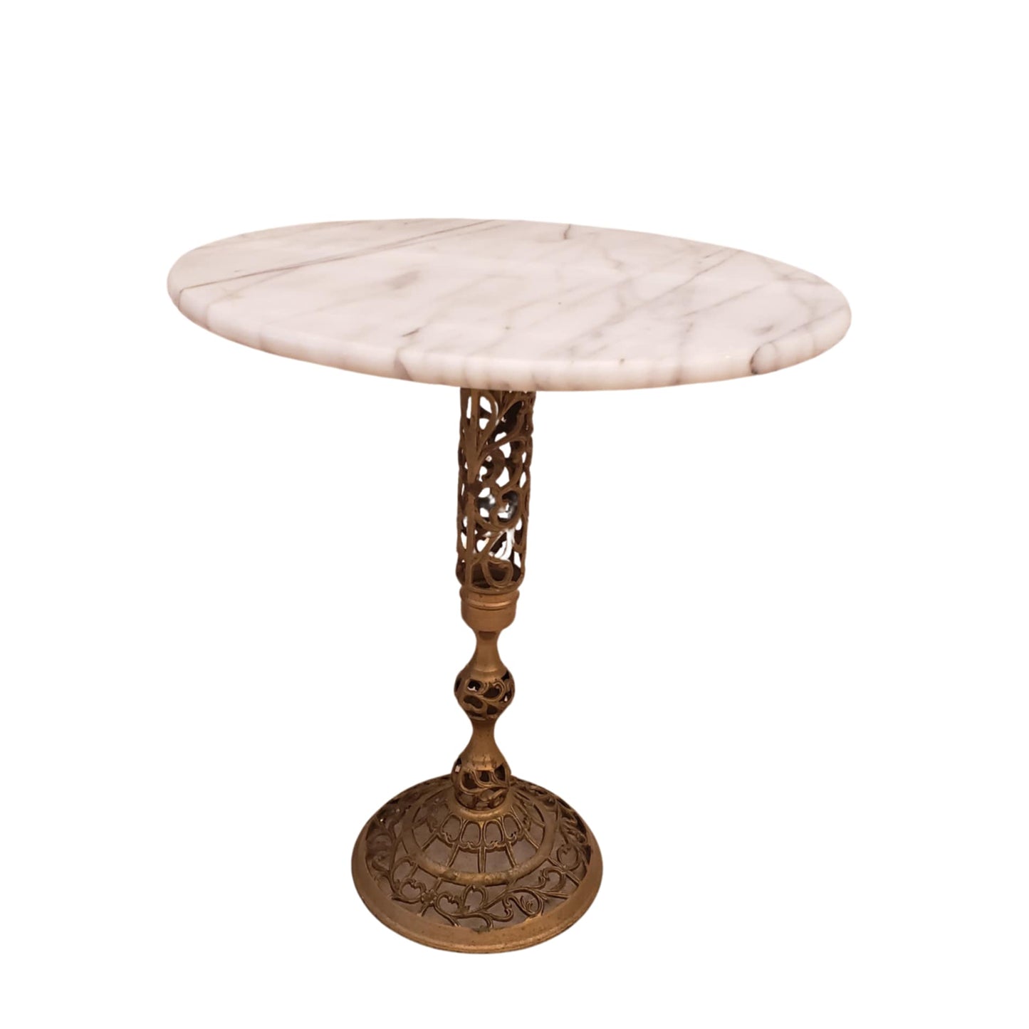 Vintage Brass and Marble Tables.  Hollywood Regency Style Tables Pair