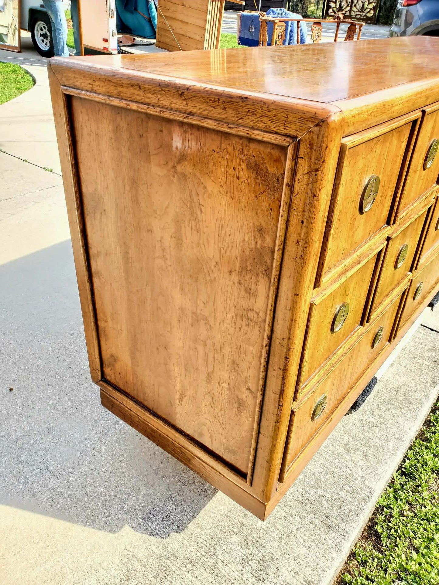 Campaign Mid-Century Style Dresser