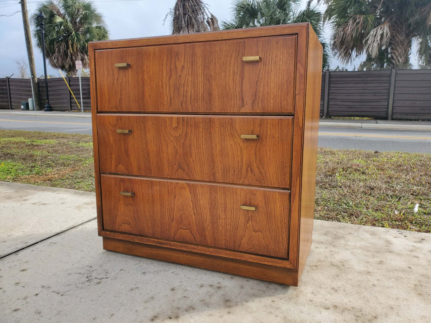 Drexel Tree Drawer Dresser - Vintage Mid-Century Modern Dresser