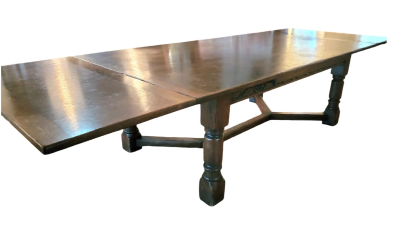 SOLD**SOLD**17th Century French Walnut Table/ Antique Refectory Table/ Extending Dining Table