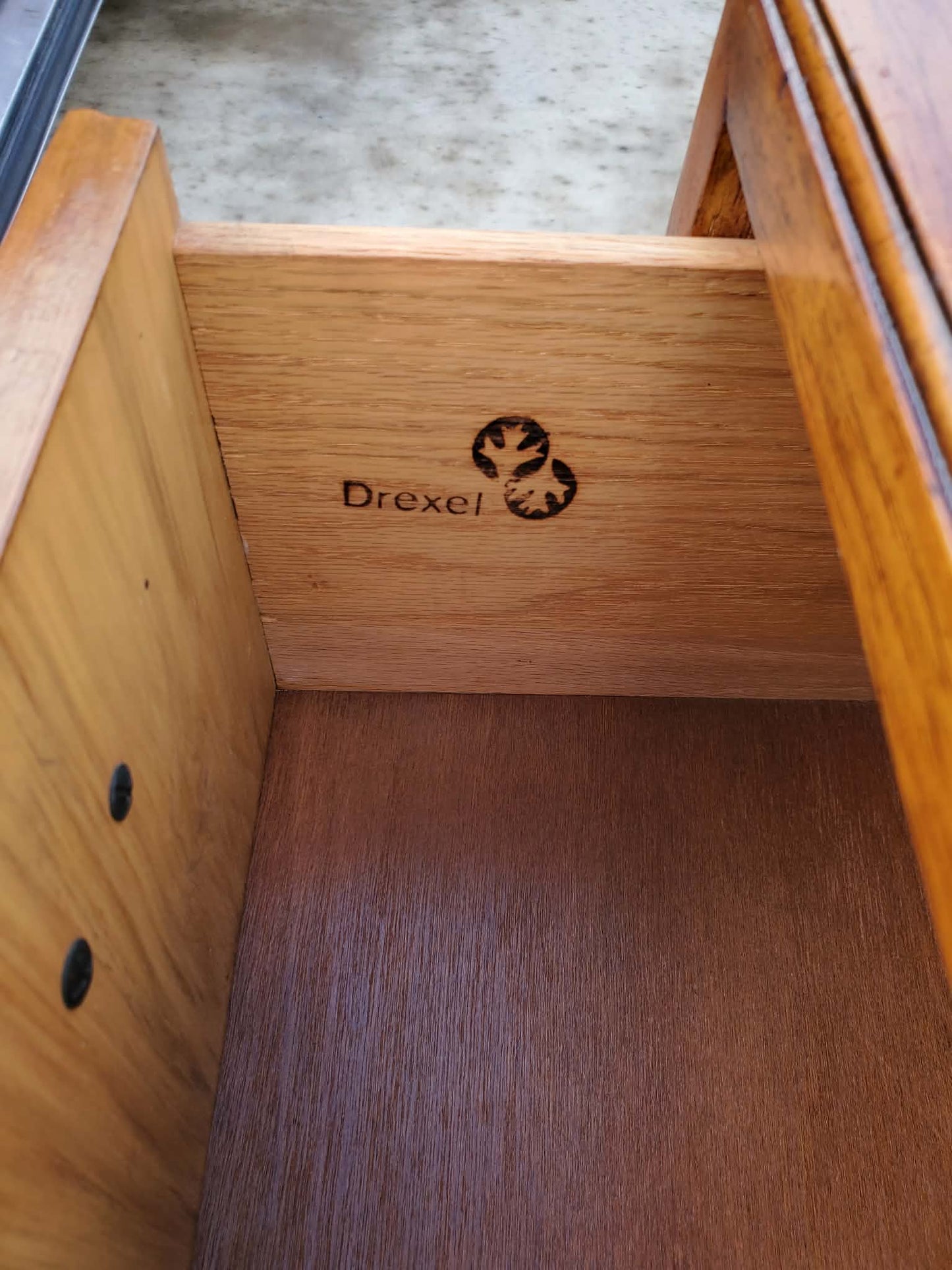Drexel Tree Drawer Dresser - Vintage Mid-Century Modern Dresser