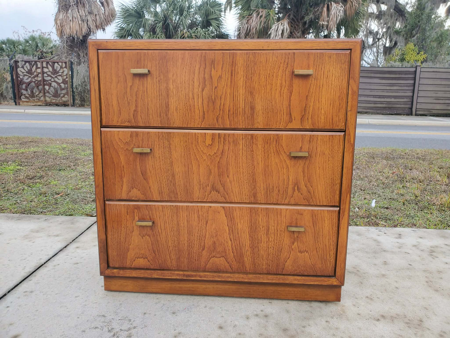 Drexel Tree Drawer Dresser - Vintage Mid-Century Modern Dresser