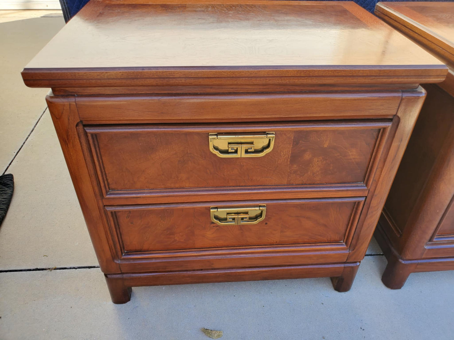 SOLD**SOLD**Chinoiserie Thomasville Vintage Nightstands