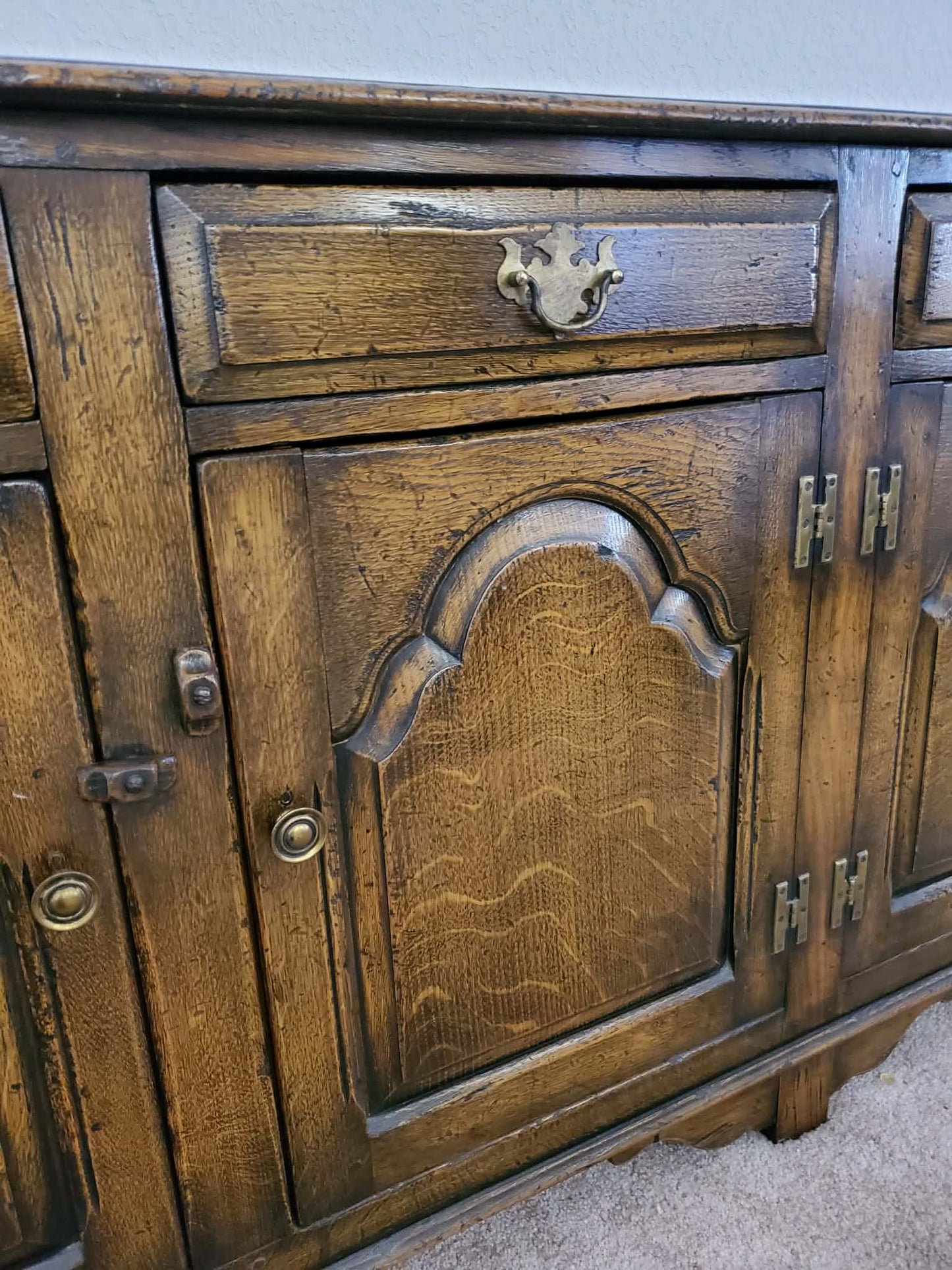 Vintage Early American Sideboard or Buffet