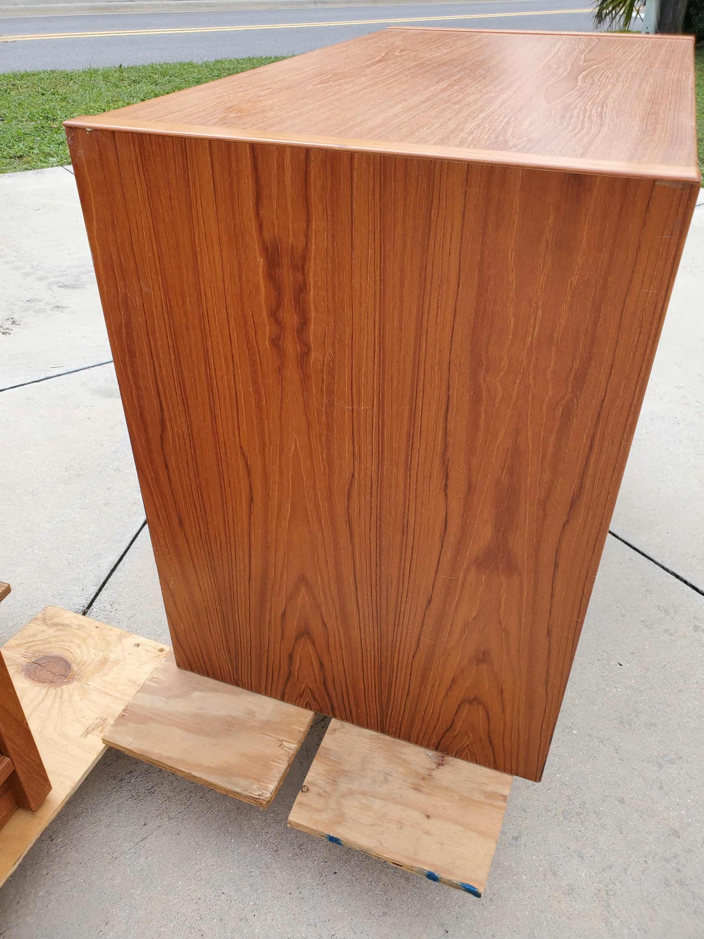 Mid-Century Modern Jesper Oversized Nightstands/ Danish Modern Small Chests Pair